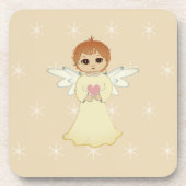 Cute Little Angel Bier Onderzetter (Voorkant)