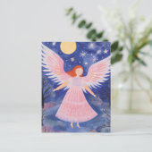 Cute Little Angel Briefkaart (Staand voorkant)