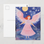 Cute Little Angel Briefkaart (Voorkant / Achterkant)