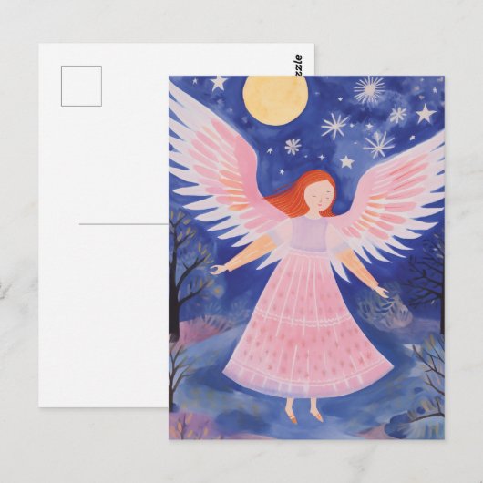 Cute Little Angel Briefkaart (Voorkant / Achterkant)