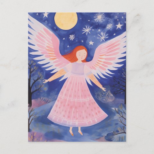 Cute Little Angel Briefkaart (Voorkant)
