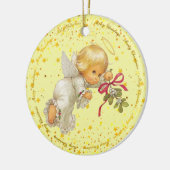 Cute Little Angel Ceramic Ornament (Links)