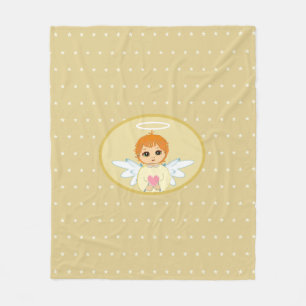 Cute Little Angel Fleece Deken