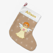 Cute Little Angel Grote Kerstsok (Voorkant (Hangend))