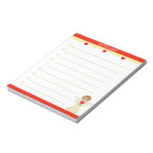 Cute Little Angel Lined Notitieblok (Linkerzijde)