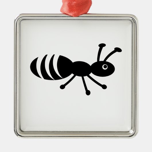 Cute Little Ant Metalen Ornament (Voorkant)
