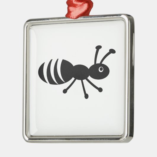 Cute Little Ant Metalen Ornament (Links)