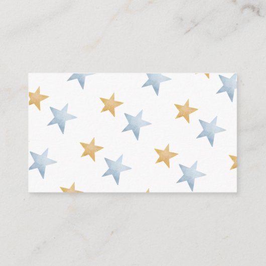 Cute Little Arctic Diaper Baby shower Informatiekaartje (Achterkant)