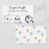 Cute Little Arctic Diaper Baby shower Informatiekaartje (Voorkant / Achterkant)