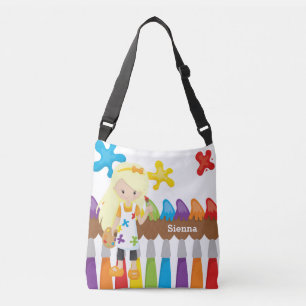 Cute Little Artist Crossbody Tas