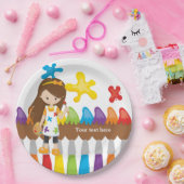 Cute Little Artist Papieren Bordje (Feest)