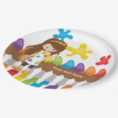 Cute Little Artist Papieren Bordje (Gekanteld)