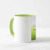 Cute Little Baby Chick Jouw naam Mok (Voorkant links)