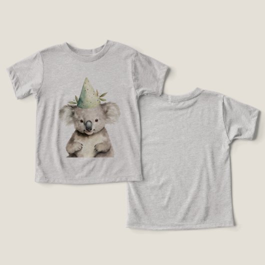 Cute Little Baby Koala Bear Animal (Ontwerp Voorkant & Achterkant)