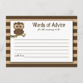 Cute Little Baby Owl | Advies van de Baby shower e (Voorkant)