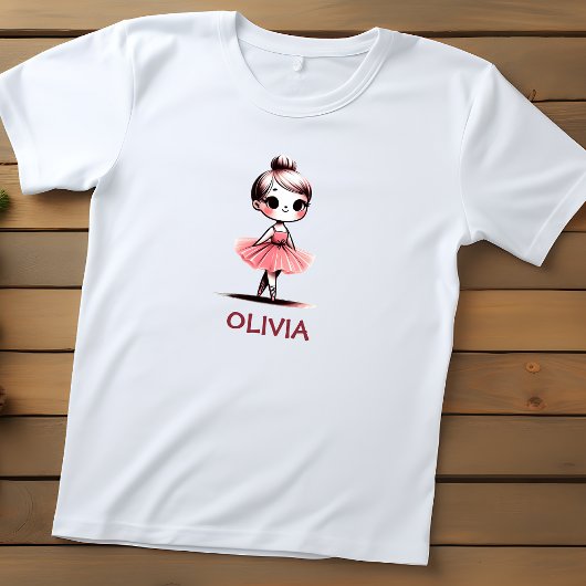 Cute Little Ballerina Kinder Shirts
