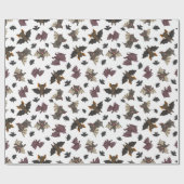 Cute Little Bat Patern Cadeaupapier (Vlak)