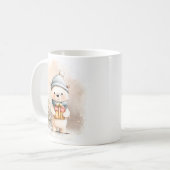 Cute Little Bear Mug Cozy Winter Gift Koffiemok (Voorkant links)