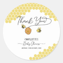 Cute Little Bees Honingraat Baby Shower