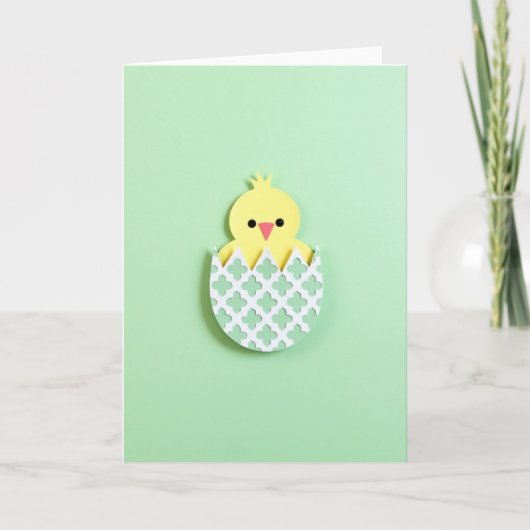 Cute Little Bird Hatchling Card Kaart (Voorkant)