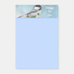 Cute Little Bird & Little Flowers Dingen om te doe Post-it® Notes