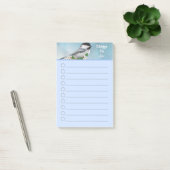 Cute Little Bird & Little Flowers Dingen om te doe Post-it® Notes (Kantoor)