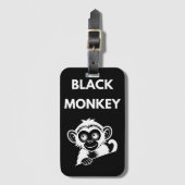 Cute Little Black Monkey Bagagelabel (Voorkant (verticaal))