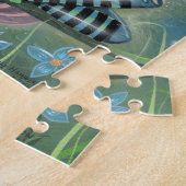 Cute Little Blonde Sprookjesfiguur Puzzel (Zijkant)