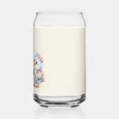 Cute Little Blue Bird Siblings Glas Drinkset (Links)