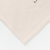 Cute Little Blush Zee Mermaid Waterverf Girl Fleece Deken (Hoek)