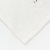 Cute Little Blush Zee Mermaid Waterverf Girl Larg Fleece Deken (Hoek)