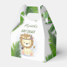 Cute Little Boho Lion Baby Shower Editable