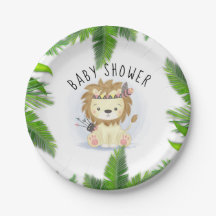 Cute Little Boho Lion Baby Shower
