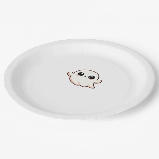Cute Little Boo Basic Clean Papieren Bordje (Gekanteld)