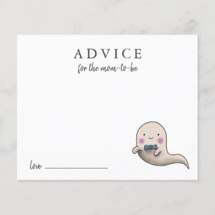 Cute Little Boo Boy Advice for MMammie Kaart