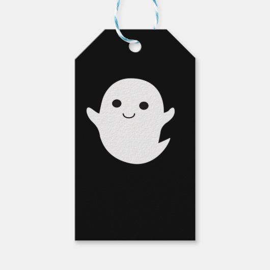 Cute Little Boo Classic Fitted Cadeaulabel (Voorkant)