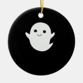 Cute Little Boo Classic Fitted Keramisch Ornament (Voorkant)
