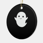 Cute Little Boo Classic Fitted Keramisch Ornament (Links)