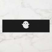 Cute Little Boo Classic Fitted Waterfles Etiket (Enkel label)