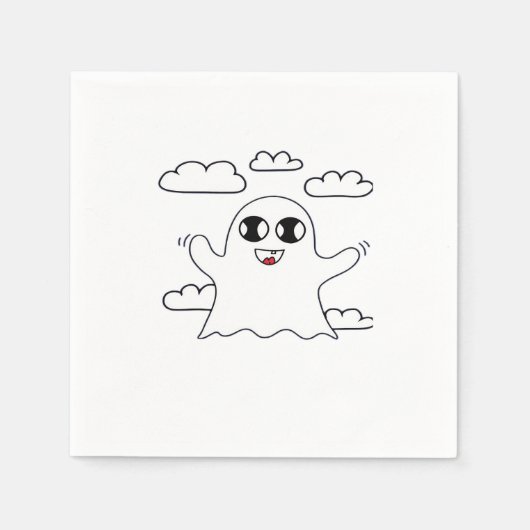 Cute Little Boo Creative Style Servet (Voorkant)