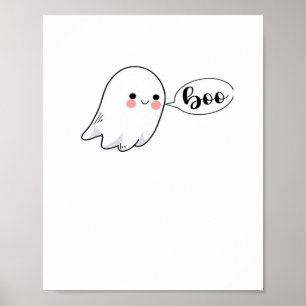 Cute Little Boo Grafische Coole Esthetiek Poster