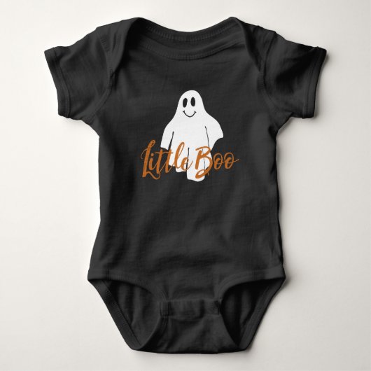 Cute Little Boo Halloween Baby Bodysuit (Voorkant)