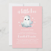 Cute Little Boo Halloween Baby shower Kaart (Voorkant)