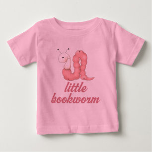 Cute Little Bookworm Baby T-shirt
