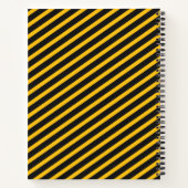 Cute Little Boy Construction Vehicle Monogrammed Notitieboek (Achterkant)