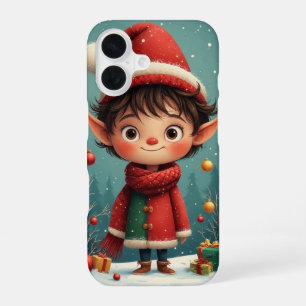 Cute Little Boy Elf iPhone / iPad hoesje iPhone 16 Hoesje