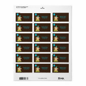 Cute Little Boy Monke Address Label (Full Sheet)