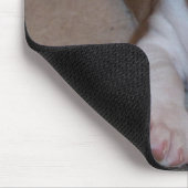 Cute Little Bulldog Puppy Mousepad Muismat (Hoek)