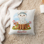 Cute Little Bunny Herfst Nursery Decor Kussen (Deken)