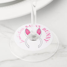 Cute Little Bunny Pink Rabbit Ears Baby shower